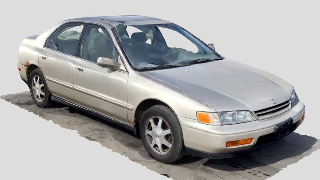 Photoscanned Honda Accord