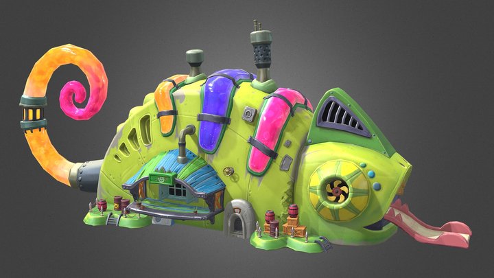 Fantasy house 3D Model