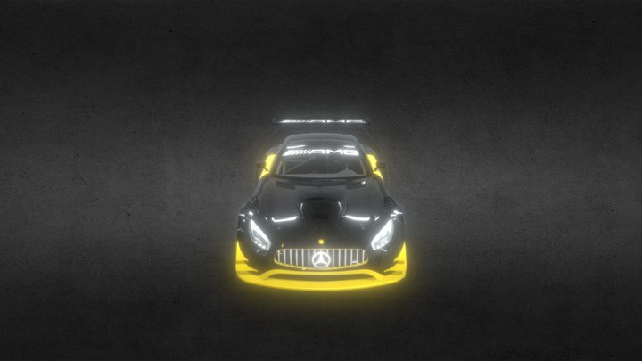2016_mercedes-benz_amg_gt3 3D Model