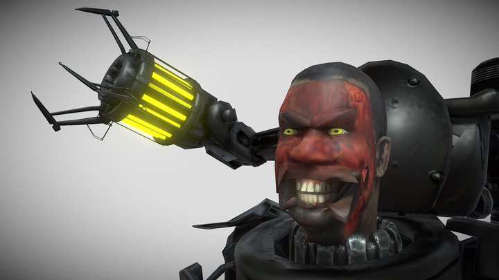 Mafia mutant Toilet Injuried 3D Model