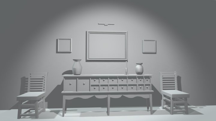 living room 3D Model