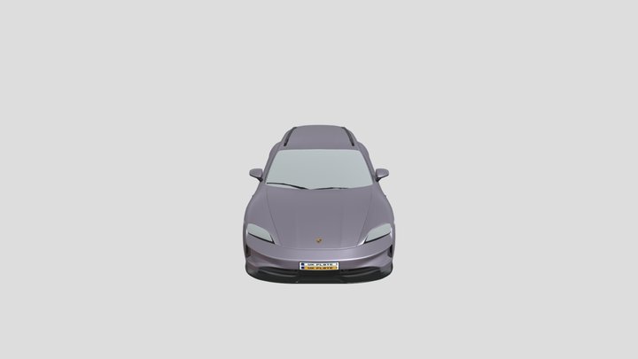 Taycan 4s Sport Turismo 2024 – Gratis 3D-model STL