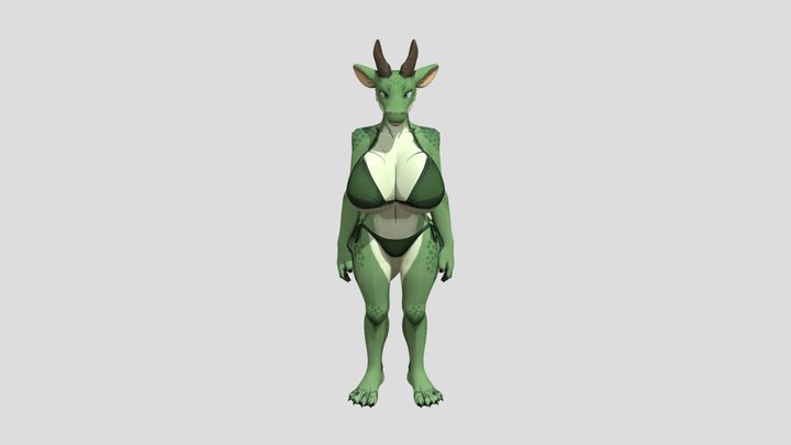 ai furry 3d model 3D Model