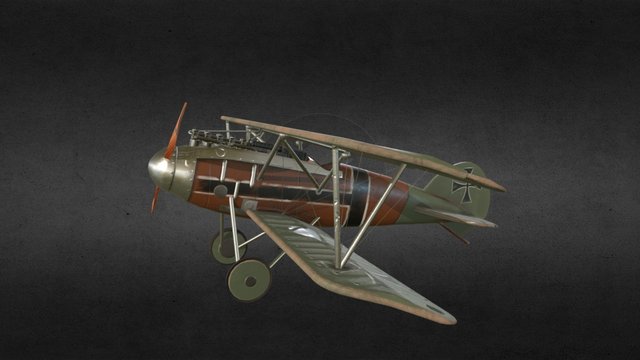 Albatros DIII 3D Model