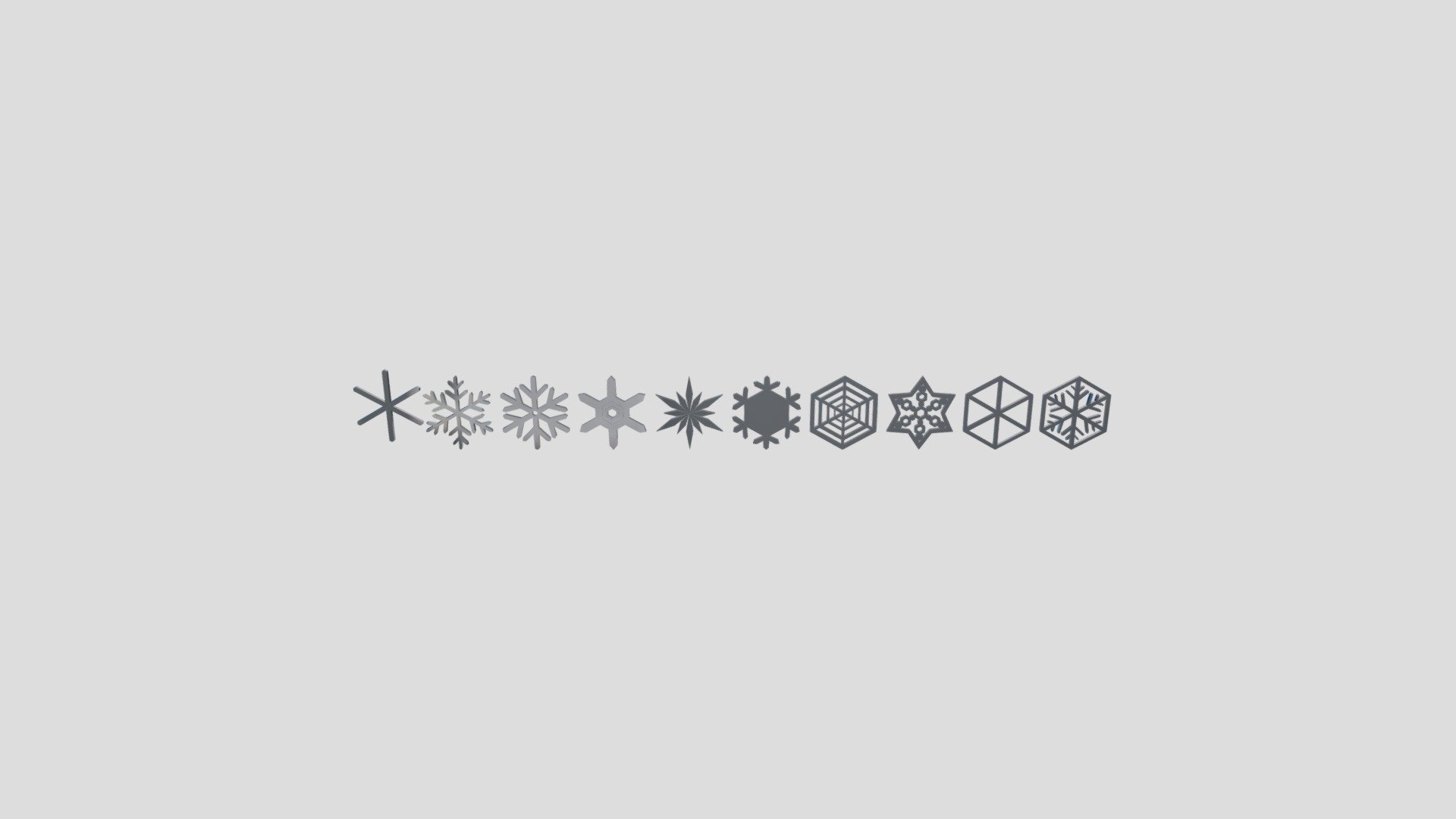 Tree ornament Snow Flake - 3D model by DiO2022 (@timeage.staff6 ...