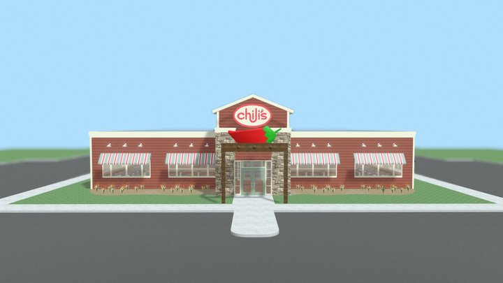 Restaurant Fully furnished – Modelo 3D gratuito STL