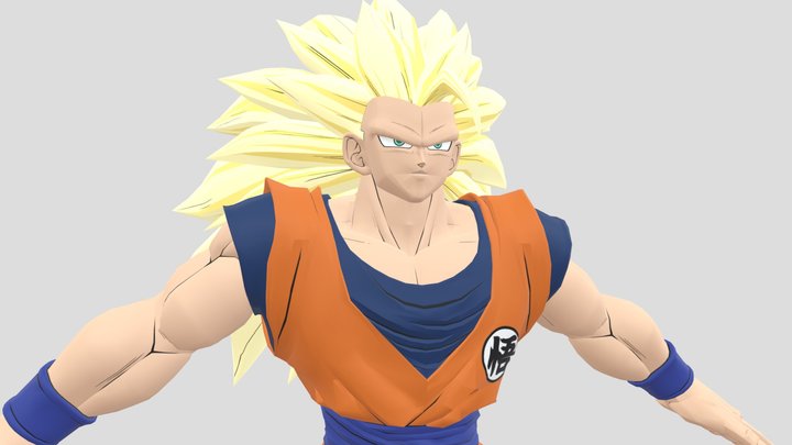Ssj3 3D models - Sketchfab