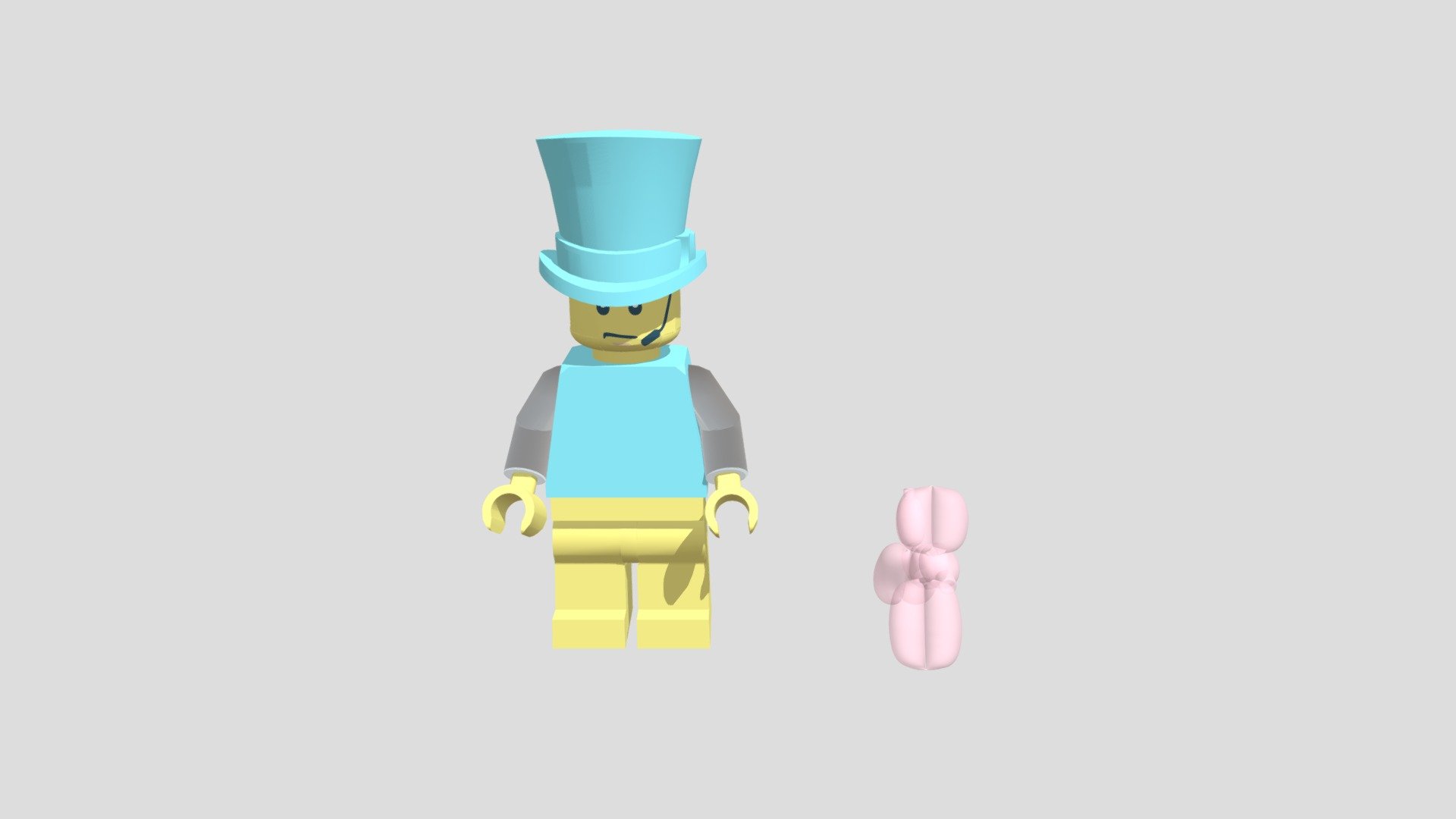 Man+BalloonDog