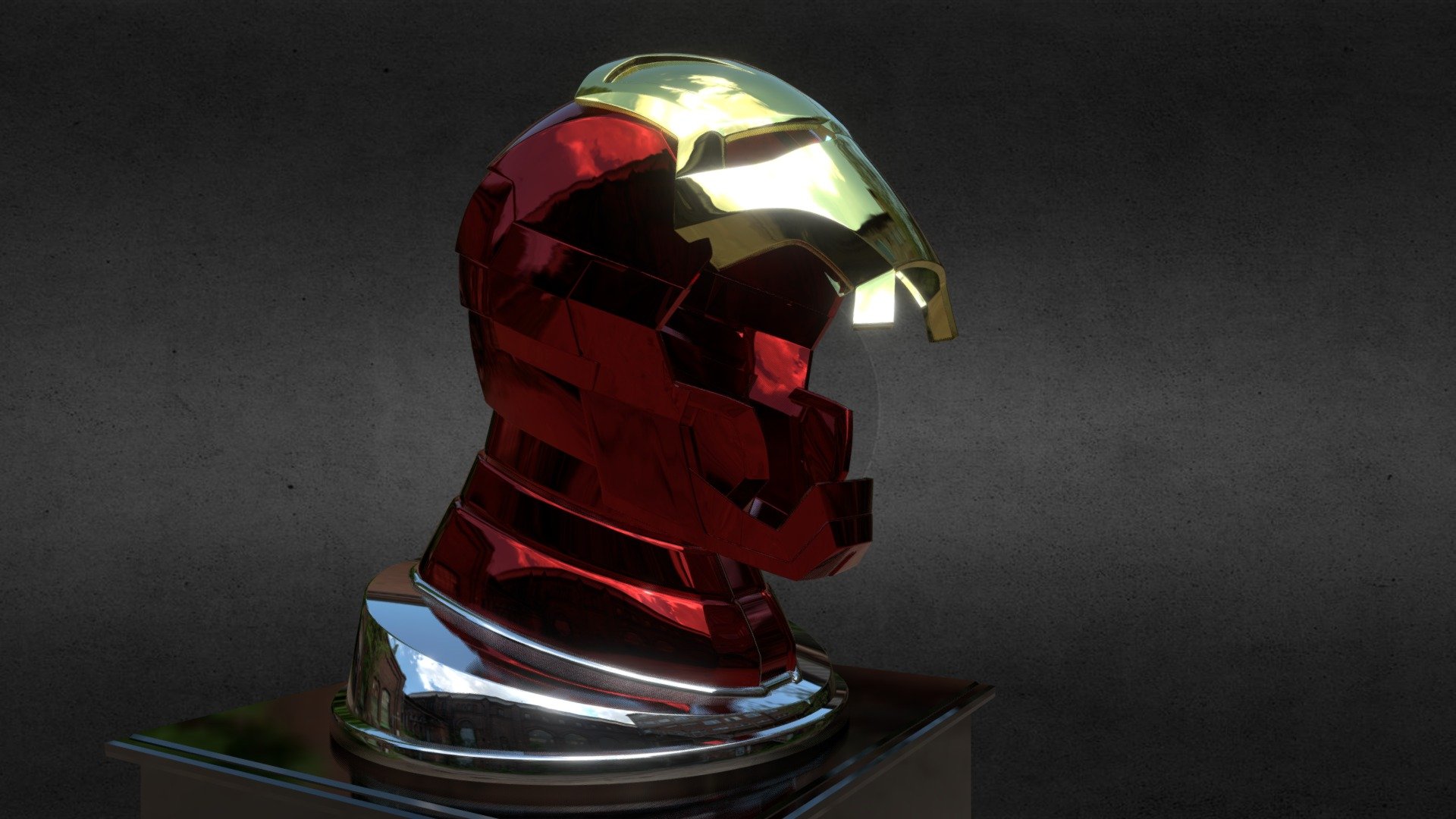 animated) Iron man mark 42 Helmet - 3D model by ABHISHEK VERMA , 3D  Designer (@abhishekverma) [f65f30b]