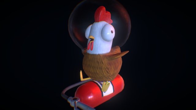 Chicken SuperNova 3D Model