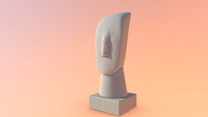 Tiki Head 3D Model
