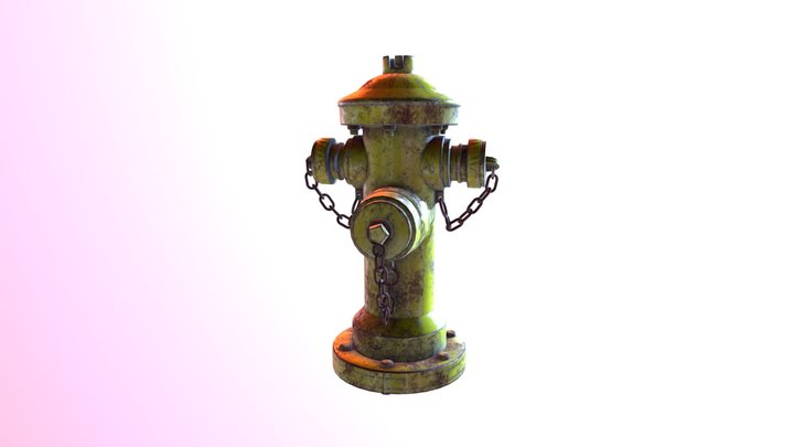 Fire Hydrant Mesh 3D Model