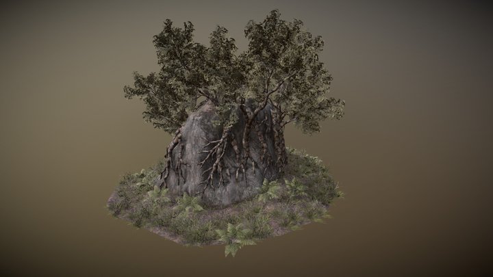 Stone Rock(part1) 3D Model