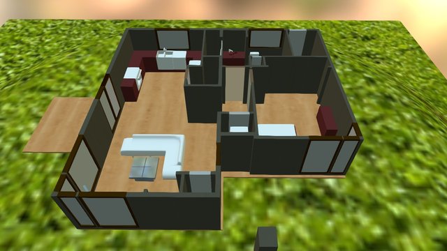 Interior 3D House 3D Model