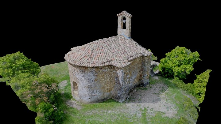 Eglise St Cyrice, France (04) 3D Model