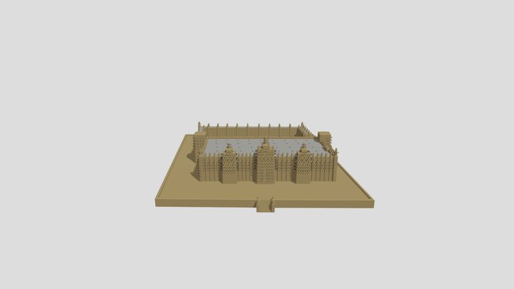 Mosque of  Djenne 3D Model