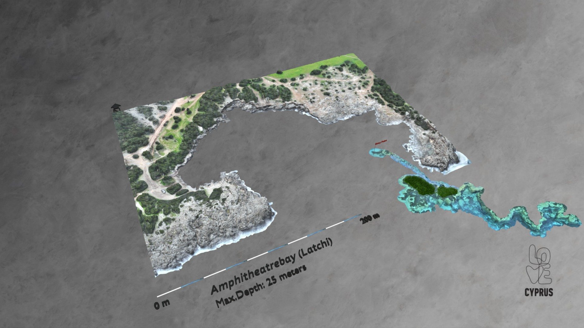 Amphitheatre Bay — Sketchfab embed 3D viewer