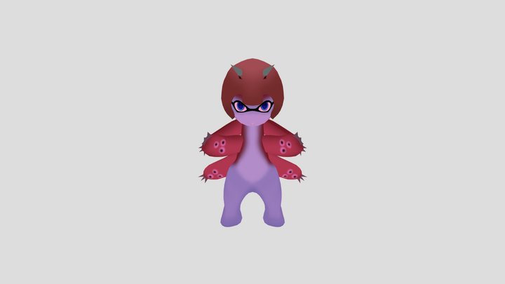 Squid 3D Model