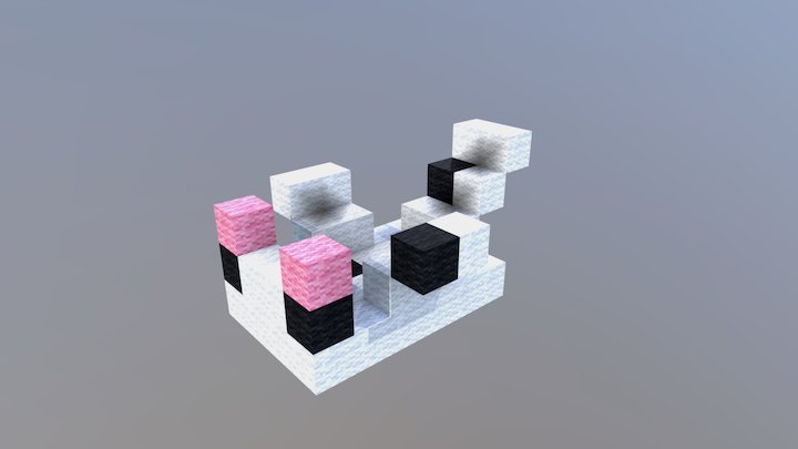 Minecat 3D Model