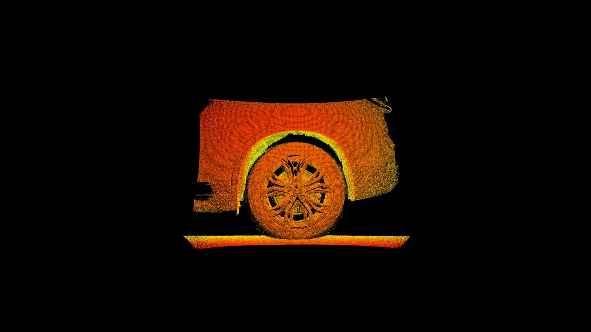 Car Wheel Metal, Rubber, Plastic