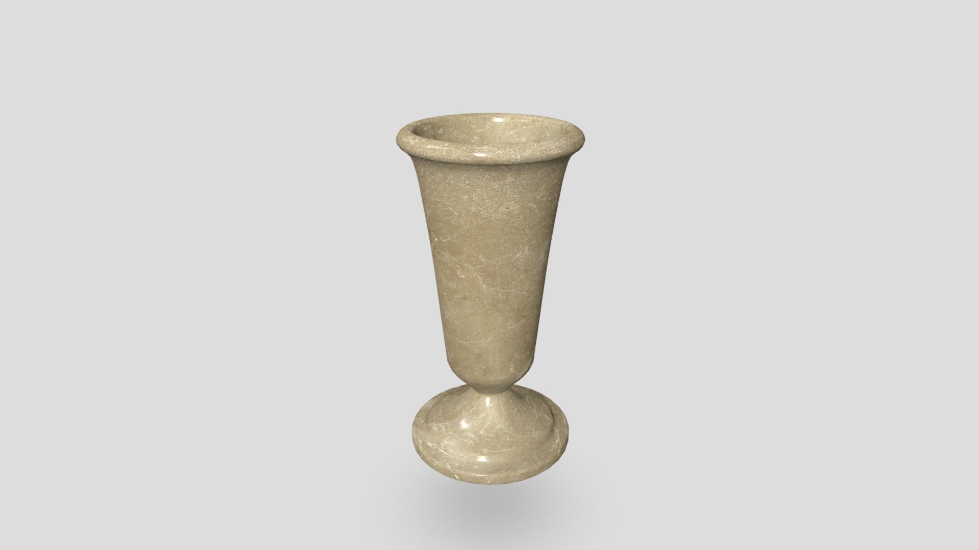 Crema Royal Marble Vase