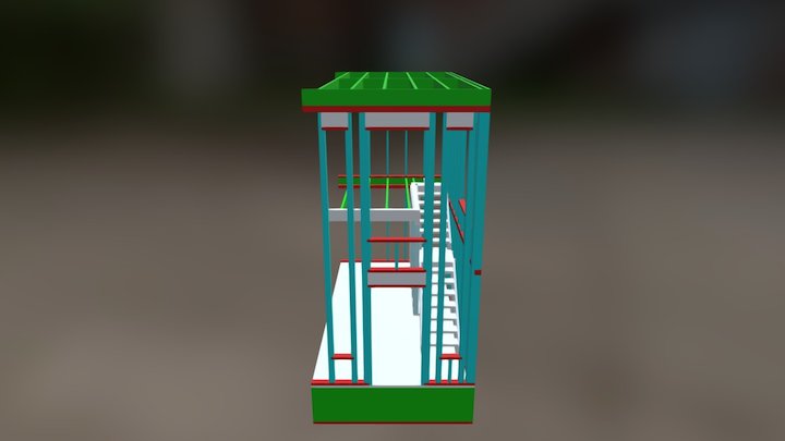Cabin Color 3D Model