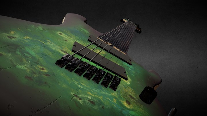 Electric Guitar KX500MS Cort 3D Model