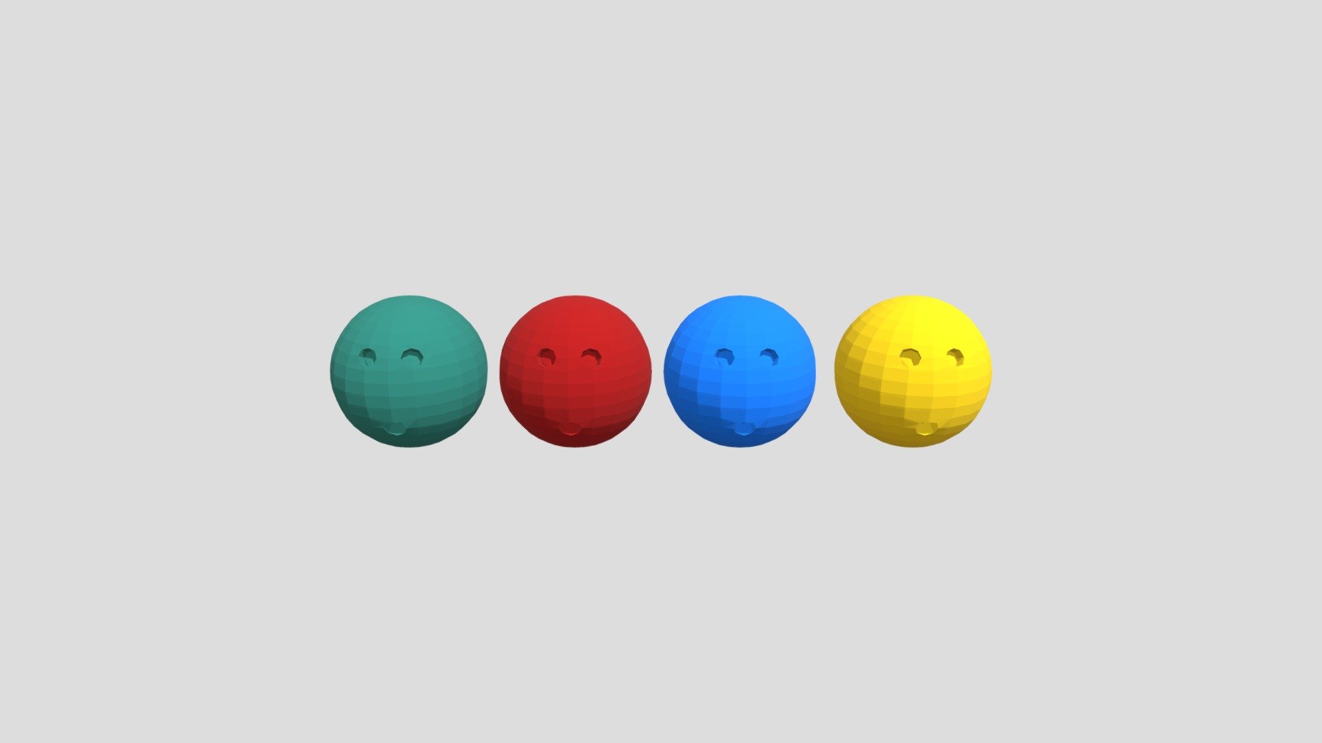 Bowling balls from Poly by Google