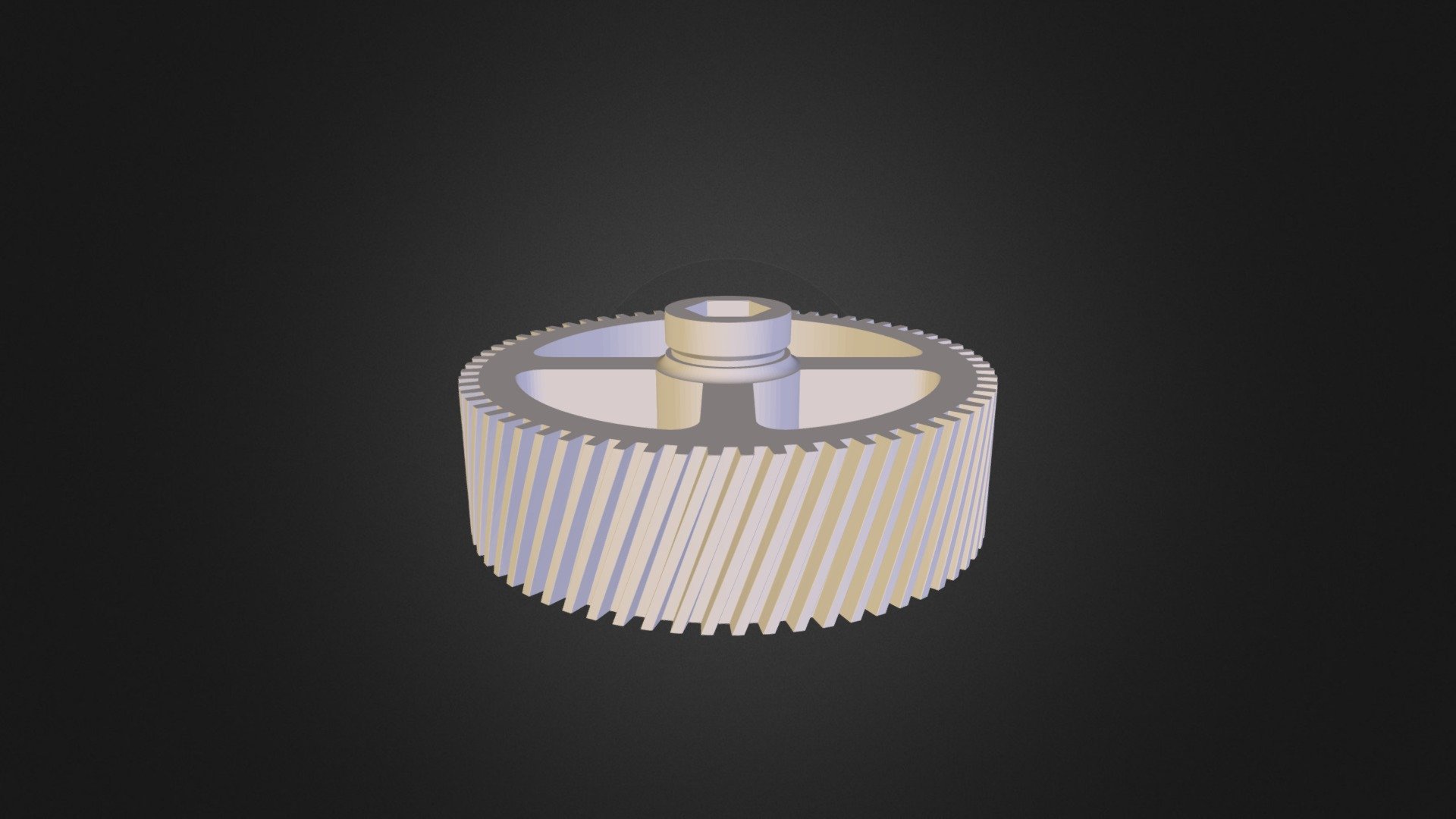Helical Gear 3D model by 3dindustries [f66be6c] Sketchfab