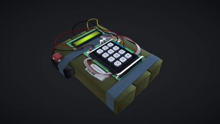 C4 explosive - CS:GO 3D Model