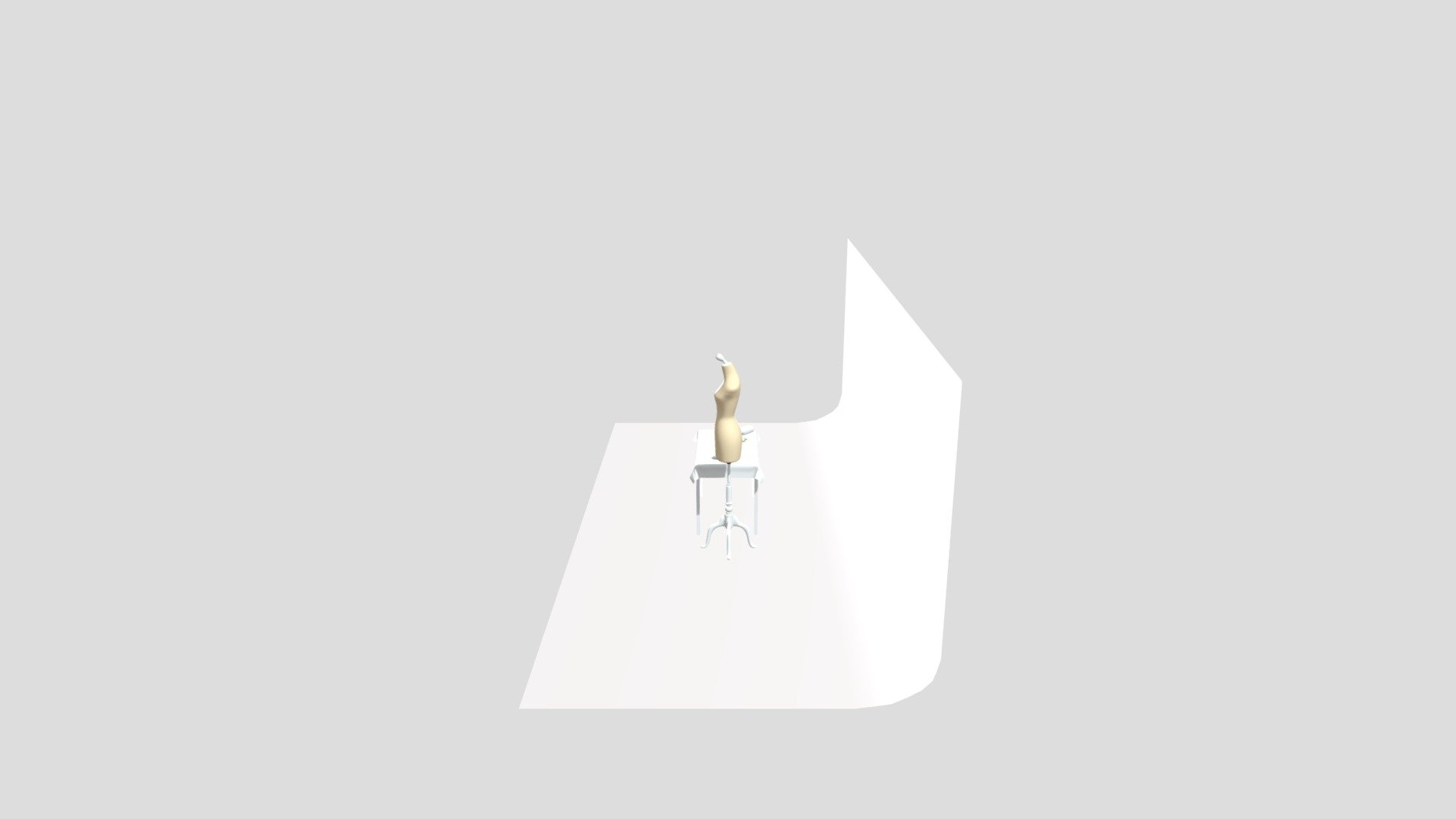 mannequin w/ light
