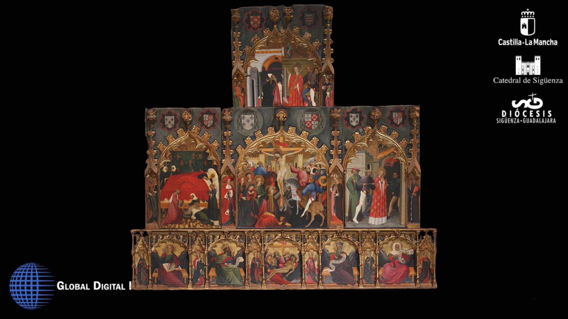Altarpiece of Saint John and Saint Catherine - Download Free 3D model ...