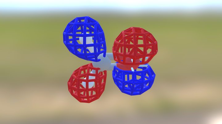 Formaldehyde HOMO 3D Model