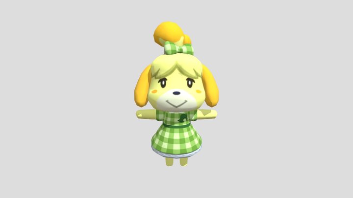 Isabelle dress 3D Model