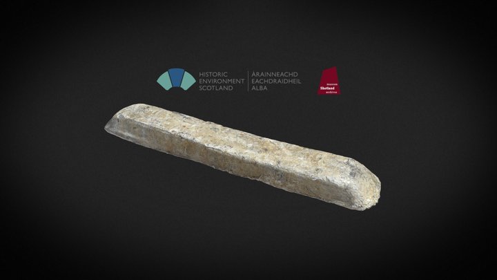 Lead Ingot 02 3D Model