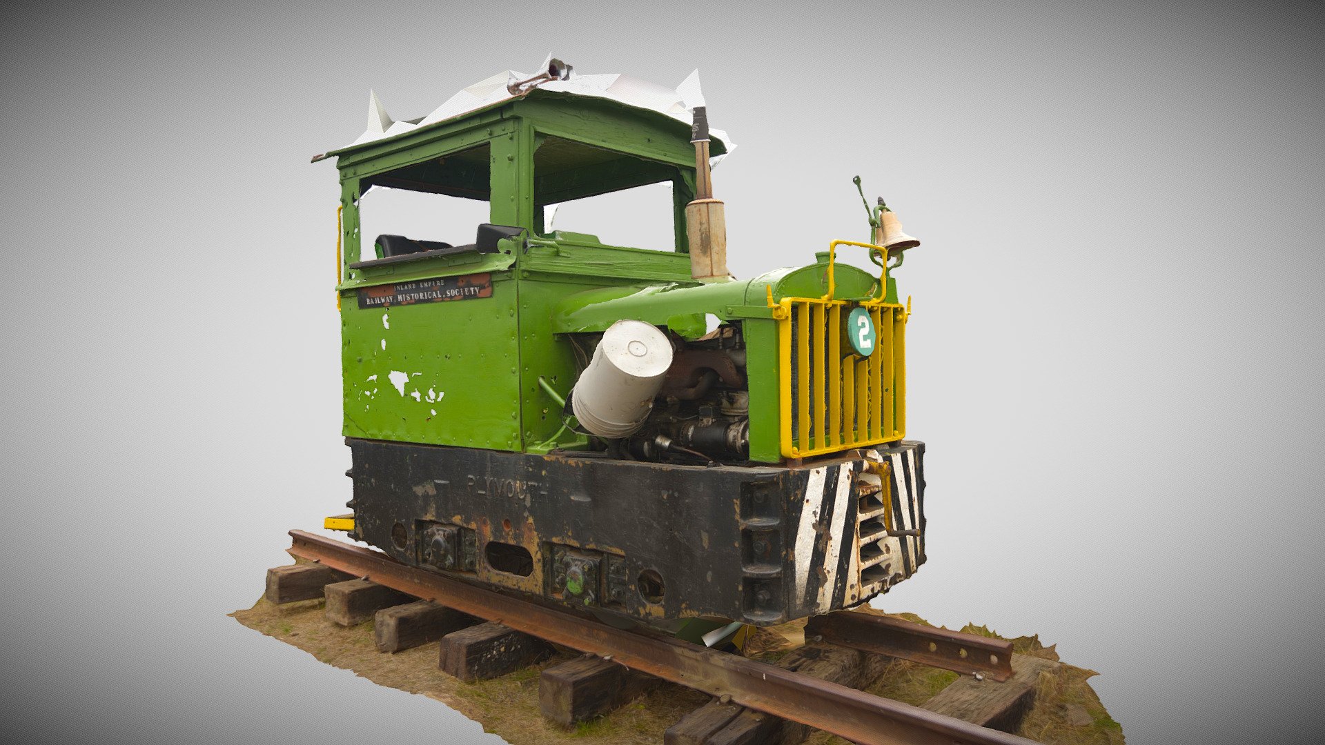Plymouth Gas two foot gauge Locomotive, IERHS #2