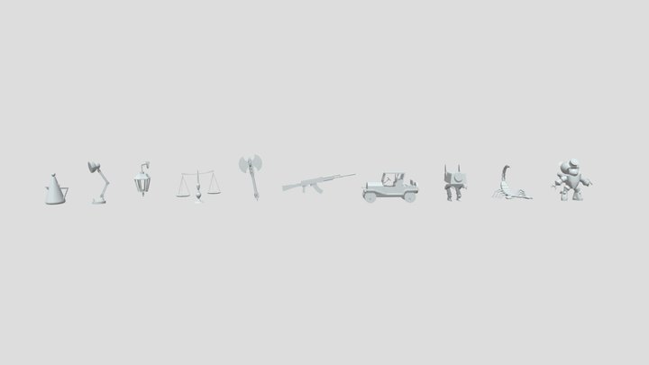 HW | 10 blocking 3D Model