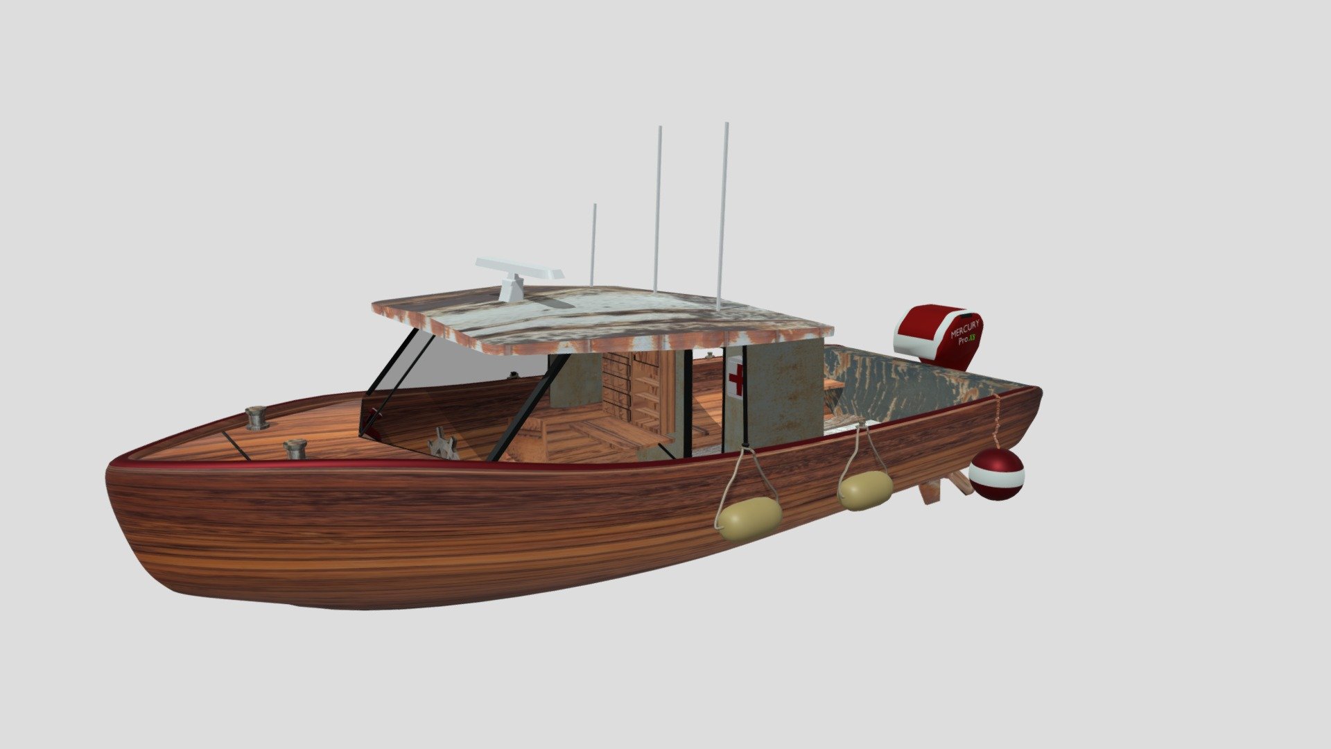 Fishing boat - Download Free 3D model by mirorizman (@mirorizman) [f66f216]