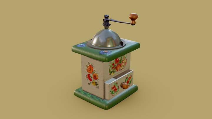 Mill highpoly and less worn out 3D Model