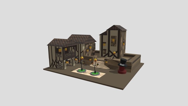 Traverse Town 3D Model