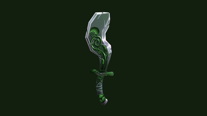 Hand painted: Knife 3D Model