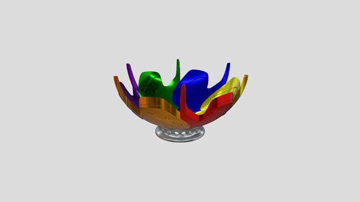 Jacaré Vaso Beta 3D Model