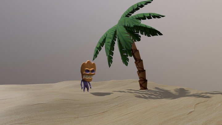Yikez the Tiki 3D Model