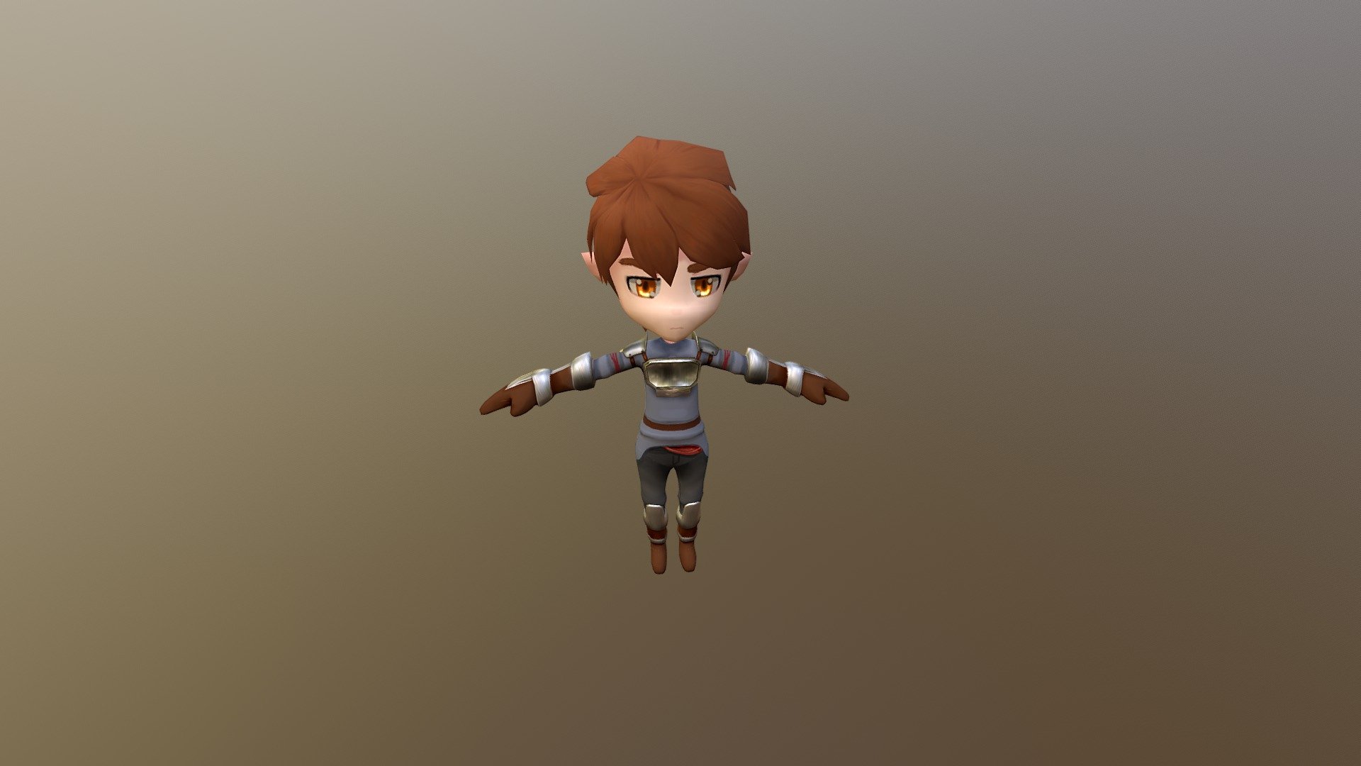 Blac - Low Poly Male Character
