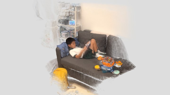 Isaac Reading 3D Model