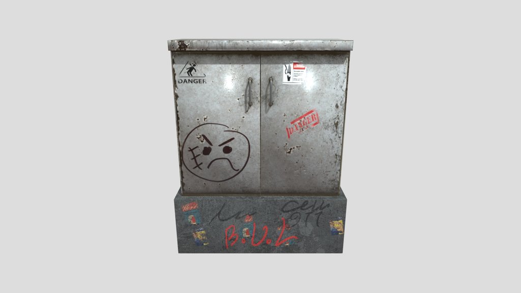 Dirty Street Electrical Panel Box