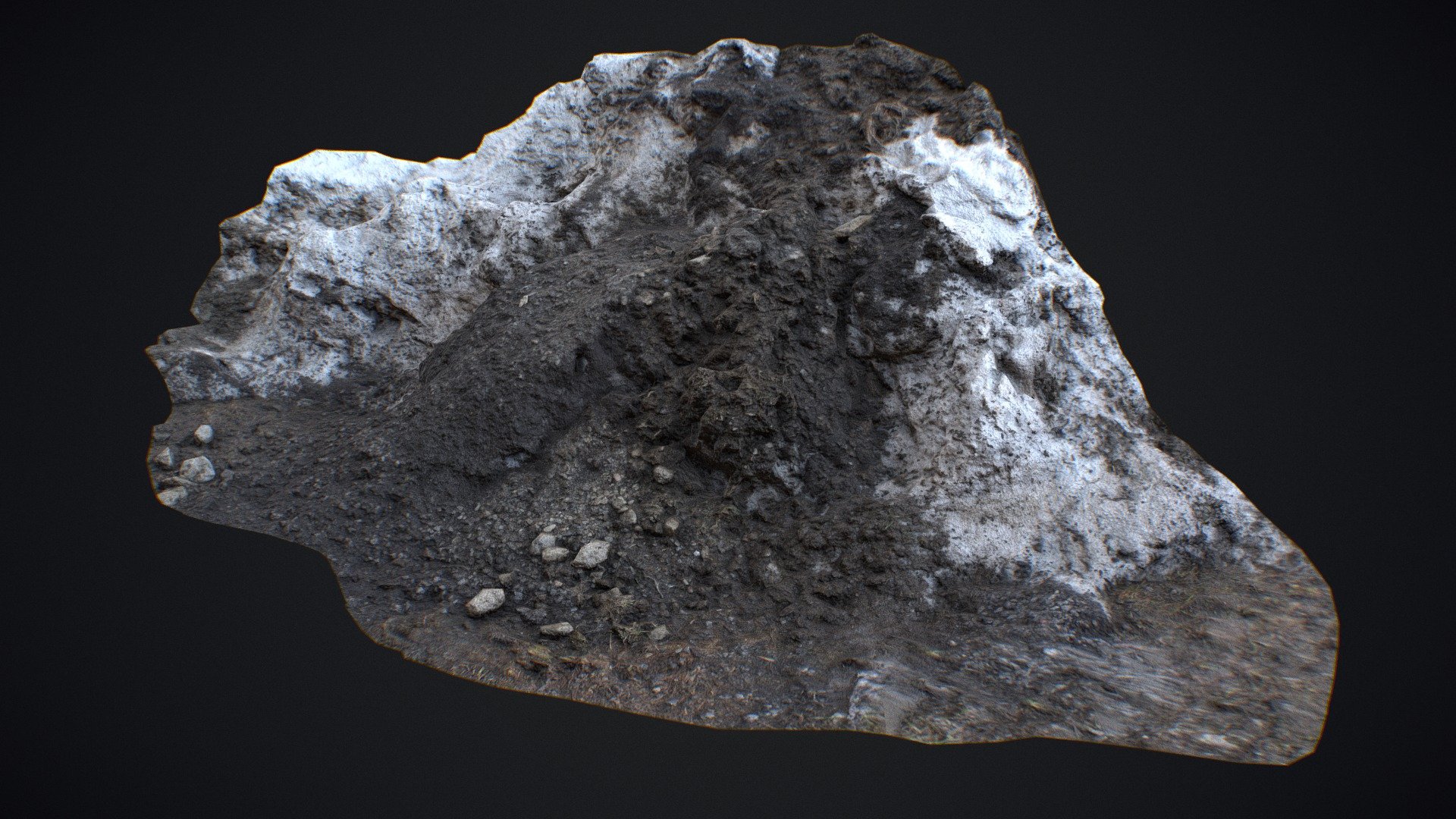 Dirt and Snow Pile - Download Free 3D model by CrazyScans (@RandomScan ...