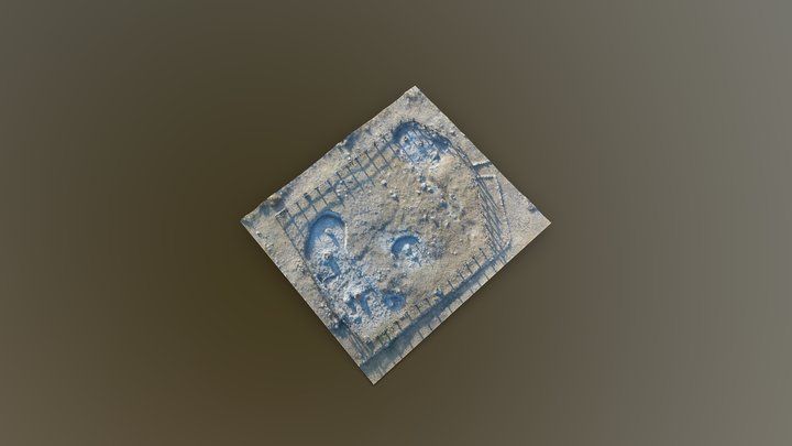 Απολιθωμένο Πάρκο πλάκας, θέσεις 2 & 3 3D Model