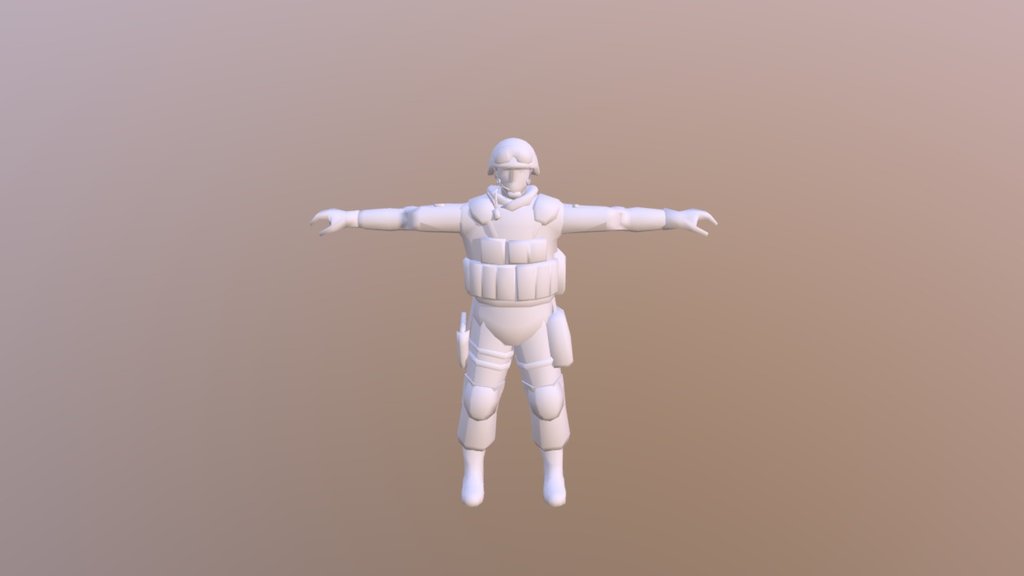 Soldier skin character