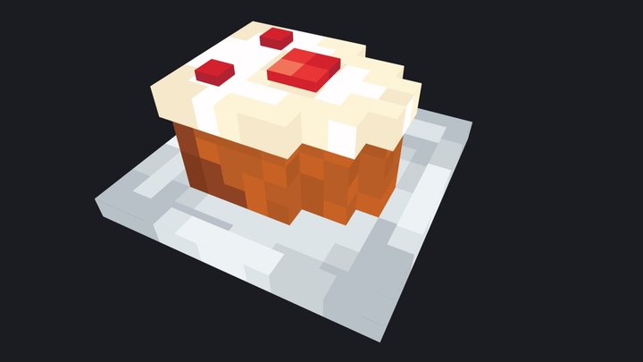Cake Slice 3D Model